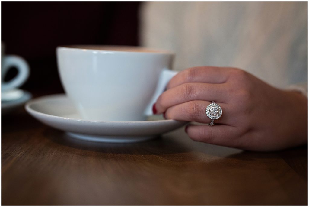 Minneapolis Spyhouse Coffee Engagement Photography