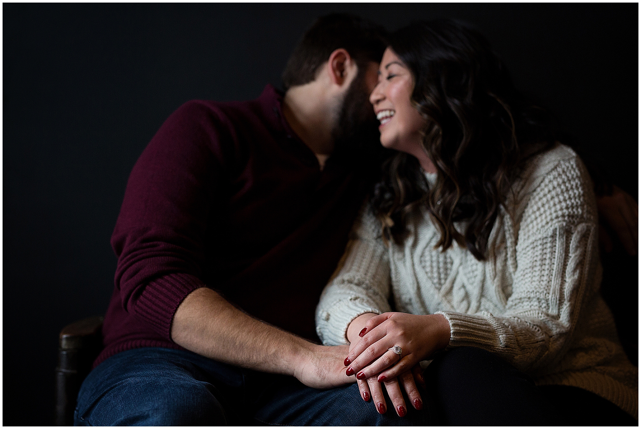 Minneapolis Spyhouse Coffee Engagement Photography