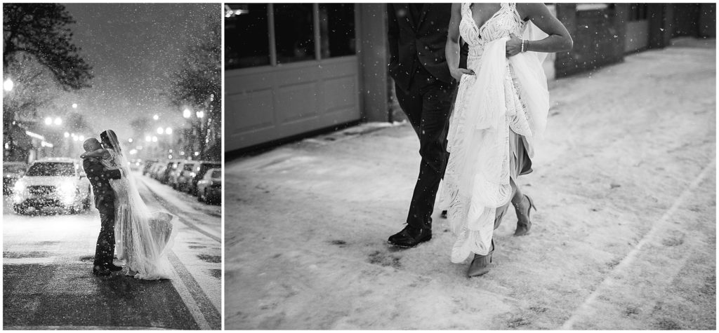 Winter Snow Wedding Photography