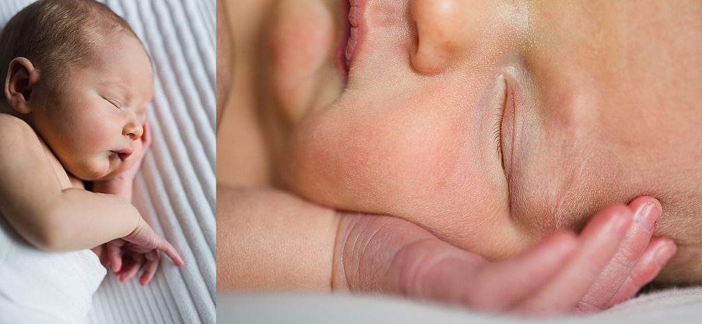 Newborn baby features