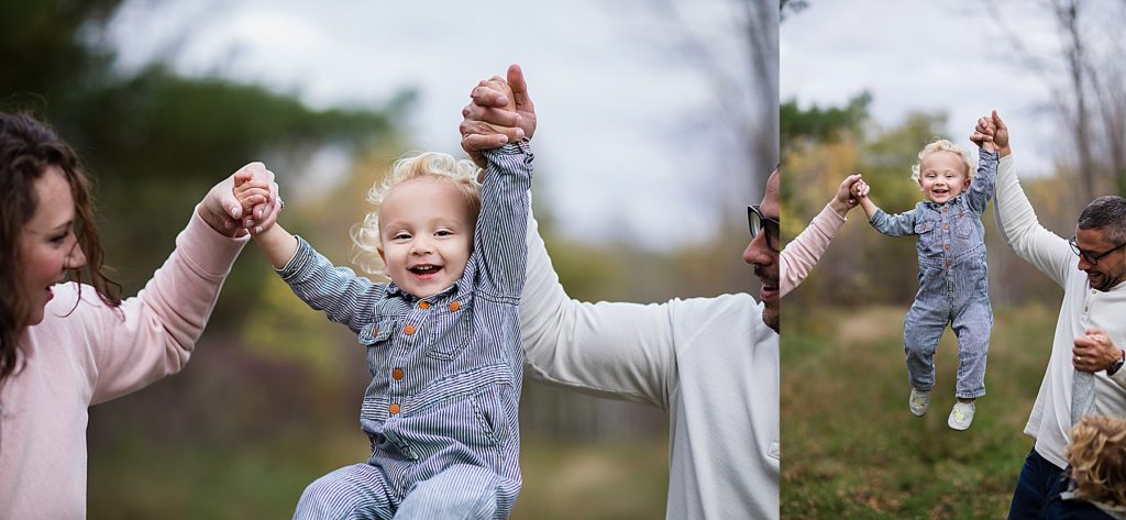 st. louis park family photography - jumping