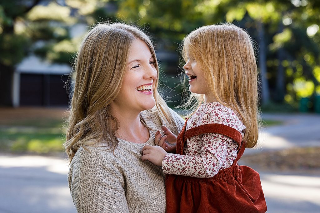 Minneapolis Fall Family Photos - Mother and Daughter