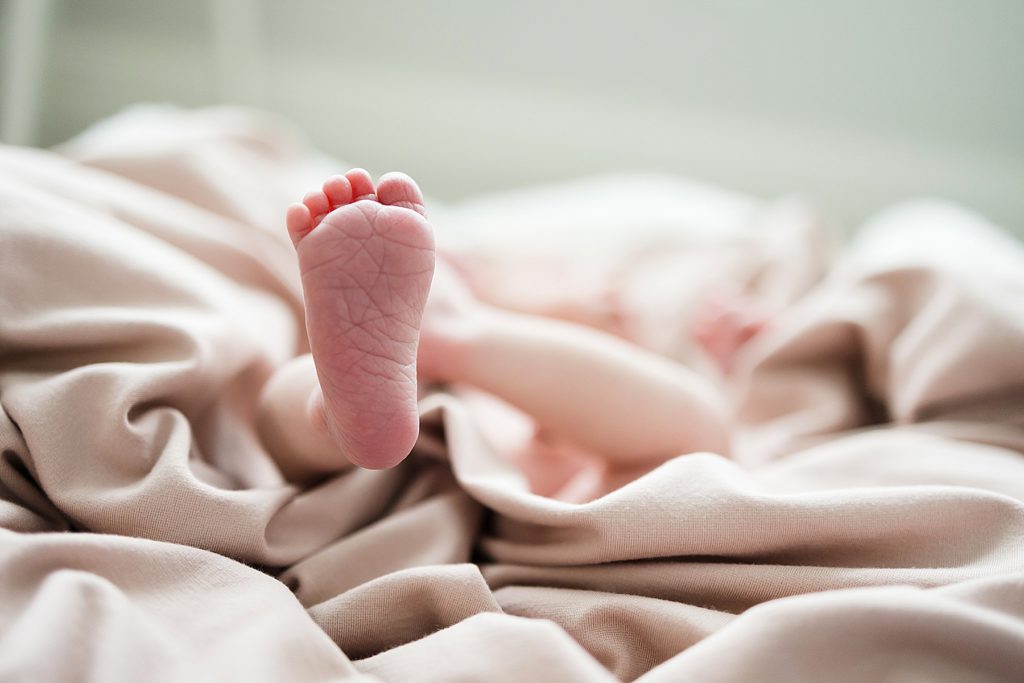 Newborn foot