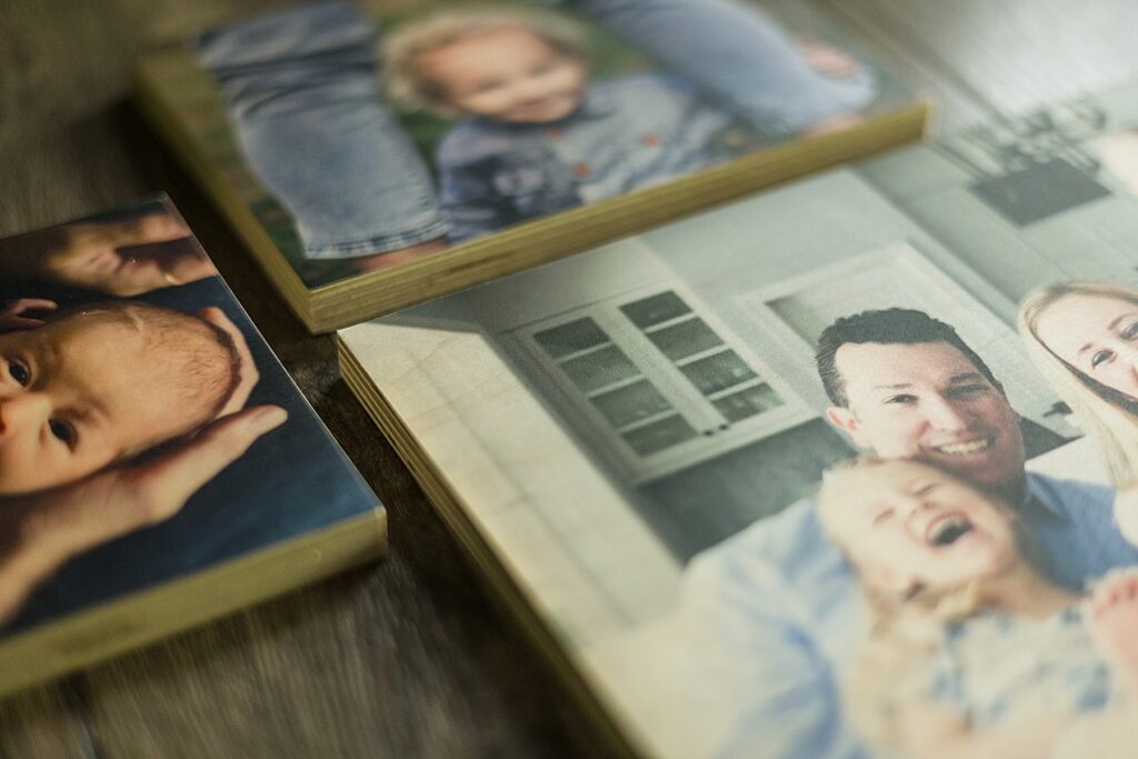 Creative Gift Ideas Using Your Family Photos can include a Wood Print. 