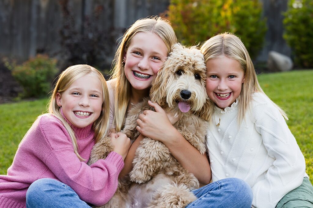 Edina Family Photos with Dog