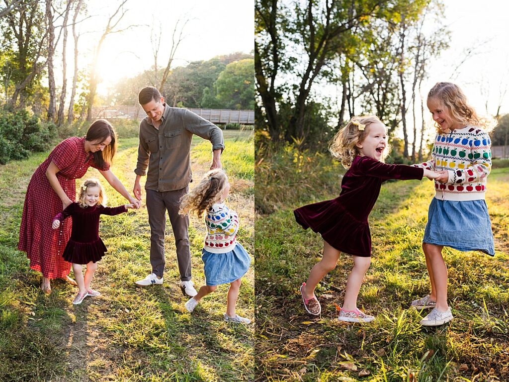 Richardson Nature Center Family Photography Dance Party